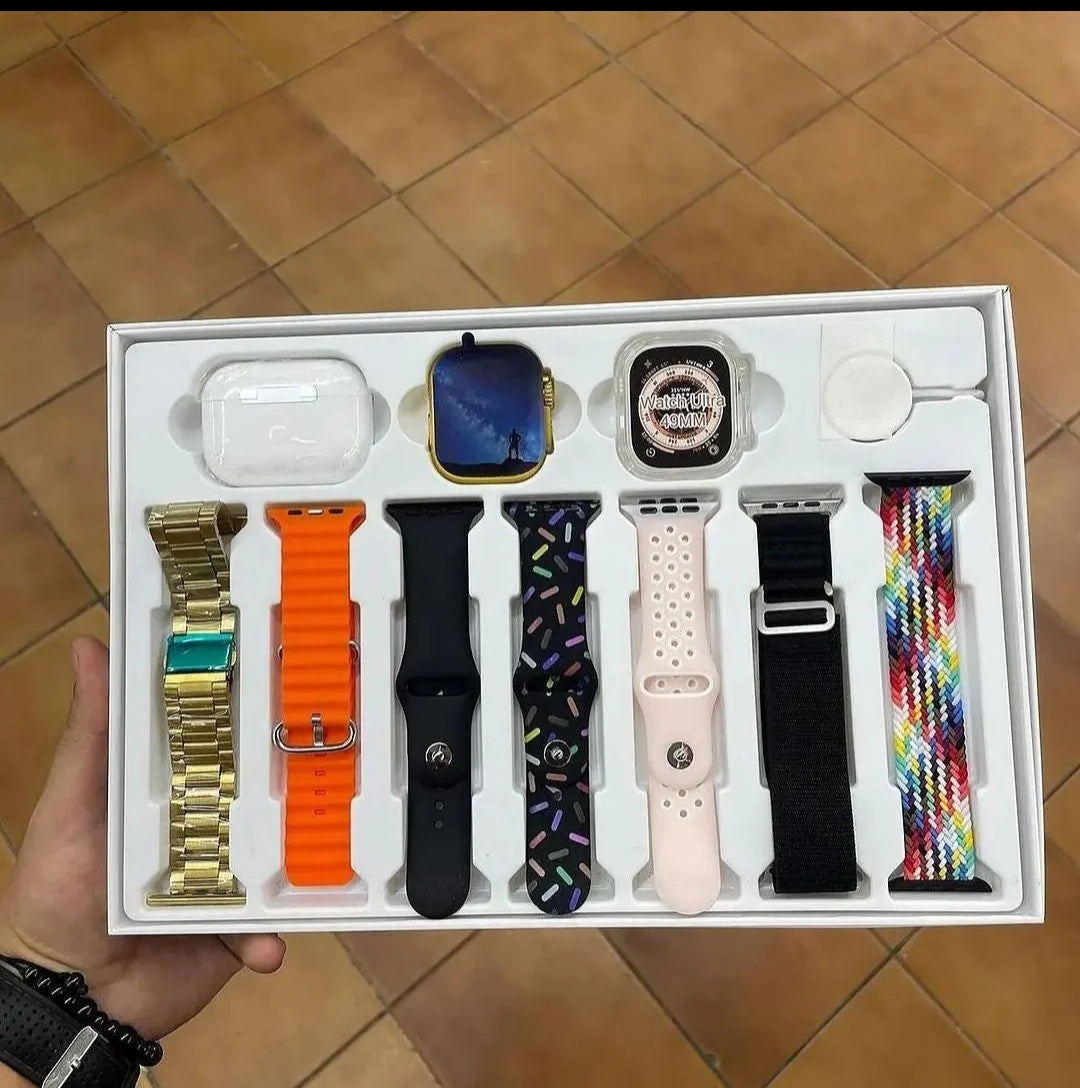 i20 Ultra Smartwatch Big Pack (7-in-1 Premium Deal)