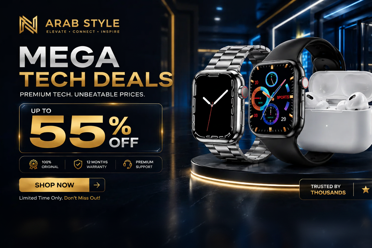 Arab Style Mega Tech Deals Banner